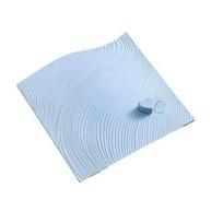 Drain Cover Sewer Smell Odor Seal Mat Blocking Drain with Handle Universal Kitchen Laundry Room mėlyna
