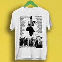 26 Live Aid Concert Music Gig Event Live 1985 Wembley 80s Gift Tee T Shirt P1685 Unisex T-Shirt M