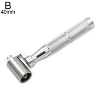 40 mm/34 mm plieninis tapetas plokščias slėginis volelis Užtepkite plokštuminį ratuką Metalo plokščio įrankio rankena B R8C5 silver-two