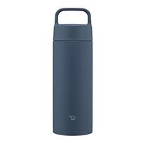 Zojirushi Stainless Steel Water Easy to Handle Dishwasher Seamless Only 2 Cleaning Bottle, 500ml, Carry, Type, Safe, Lid, Points, Navy, SM-RS50-AD