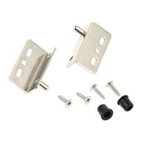 2Pcs Pivot Hinges w/ Bushing Heavy Duty Concealed Shaft Door Hinges For Wood Doors Drawers Cabinet Wardrobe Furniture Hardware sidabras