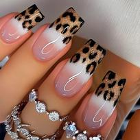 24 Pieces Press On Nail for Women and Girls Full Cover False Nail Stick on Nail Manicure Nail Accessories for Women 1