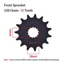 Motorcycle 520 Chain 15T Front 46T Rear Sprocket For SUZUKI SV650 2016-2020 SFV650 2009-2015 GS500 1988-1993 SV SFV 650 GS 500 520 15T Front