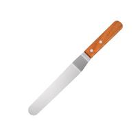 Smooth Flat Blade Icing Spatula Stainless Steel Blade Offset Spatula Cake Spatula  Cake Decorating M