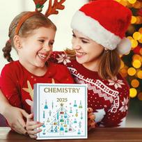 24 Days Of Chemistry Christmas Surprise Gift Box, Science Themed Advent Calendar With 24 Lab-Inspired Decorations įvairiaspalvis