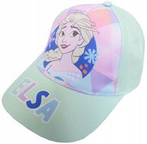 Elsa frozen czapka z daszkiem dziewczęca bejsbolówka mięta 54 d076ł