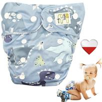 Pielucha wielorazowa mini kieszonka bambus dino pieluchy nappime