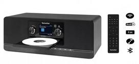 Radio technisat internet cd dab+ fm btusb 2×5 w digitradio 372 czarne