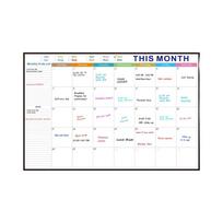 Reusable Monthly Planner Board Tear Resistant Whiteboard Calendar  Company