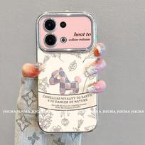 Silicone Phone Case OPPO Reno 13 Pro With Strap Retro Pony Design Full Cover Anti-Slip Shockproof 12 11 OPPO Reno 13 Pro