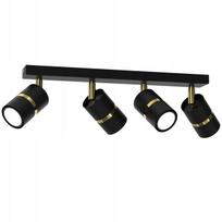 Spot ceiling lamp flush mount LED strip 4 x GU10