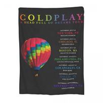 Coldplay Blankets Fleece Sofa Throw Blanket Lightweight Throw Blankets for Home Bedroom Office Throws Bedspread Quilt Size: 75*100cm, Weight: 230 GSM