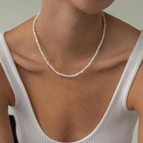 1PCS Heart Imitation Pearl Necklace Romantic Tulip Pendant Necklaces for Women Temperament Clavicular Chain New Trend Jewelry Fashion Gift