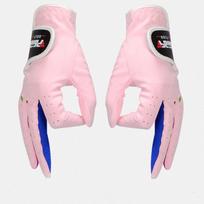 1 pora Vaikams Unisex Golfo Pirštinės Kvėpuojančios Kairės/Dešinės Rankos Neslystančios Pirštinės Pink 16