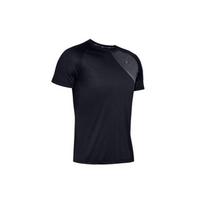 Under Armour Qualifier Iso-Chill Mesh Short Sleeve Running Fitness Shirt Men Tops Black 1353467-001 S