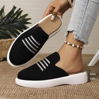 Fashion Women's Thick Bottom Breathable Slip-On Shoes Anti-Slip Fashion Slippers for Women Indoor Outdoor Wear Mules Size 36-43 Footwear 36 juoda