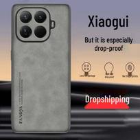Xiaomi 15T/15TPRO Silikoninis Apsaugos nuo kritimo dėklas, Itin plonas minimalistinis dizainas, Paprastos odos apdaila Xiaomi 15T Pro juoda