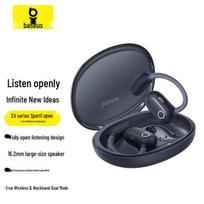 Baseus Eli Open-Ear Sports Bluetooth Headphones juoda