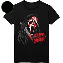 Scream Movie Ghost Face T-shirt for Men and Women Summer Pure Cotton Clothing Fashion Gothic Short Sleeved T-shirt Unisex 4XL