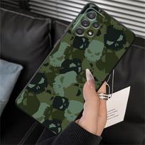 Case for Samsung Galaxy A01 A02 A30 A40 A05 A50 A70 A03 A10 A20 A04 Note 20 Ultra 9 10 A06 Soft Back Phone Cover Camouflage Galaxy A04s