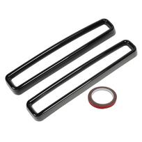 Front Grill Grille Inserts Guards Cover Trim Replacement for Dodge Challenger 2015 to 2020 Glossy Black