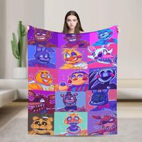 FNAF At Freddys Blankets  Super Warm Novelty Plush Throw Blanket For Child Couch Bed Flannel Bedspread Bed Cover 75x90cm