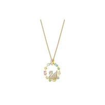 Swarovski Vaivorykštės gulbės karoliai Moteriški karoliai Auksiniai 5549050 Box (Random Color) beige