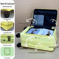 JOURHEY SHI Side-Opening Hardside Travel Luggage