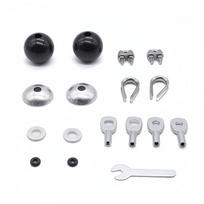 Adjustable Grip Cable Attachments Non-slip Clamping For 5mm Cable