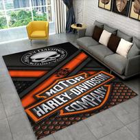 Klasikinis H-Harley Racing Moto Kilimas-Kilimėlis Žaidimų Kambariui, Miegamajam, Svetainei, Sofai, Namų Dekoras, Vaikų Žaidimų Zonos Kilimėlis Neslystantis Grindų Kilimėlis 40x60cm