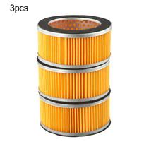 3pcs Air Filter Cylinder Shape Inside Air Compressor Element Spare Part
