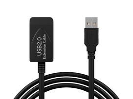 USB A - A jungtis 1.0 m kištukas-lizdas su IC pakabuko prailginimo laidu