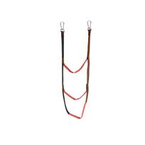 3/4/5 Step Boat Rope Ladder Nylon Boat Folding Ladder Practical Boarding Rope Ladder  Kayak Use Red 3 Step