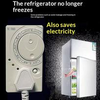 Refrigerator Thermostat Electronic Timer Controller Intelligent Power Delay Switch For Storage Cooling Devices one size