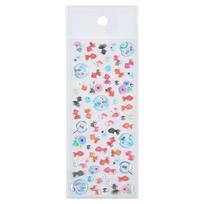 Japan Goldfish Epoxy Crystal Glue Sticker Phone Case Sticker Diary Notebook Decoration Creative Gifts goldfish