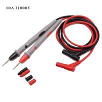 Multimeter Probe Test Leads AC DC 1000V 20A Universal Needle Tip Multimetro Tester Lead Probe Wire Pen Cable with Alligator clip 10A PVC Wire