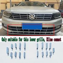 For VW Passat B8 Front Grille Chrome Plated 2015 2016 2017 2018 2019 Variant Chrome Plated Decoration Strip On She Front Grille Lower grille
