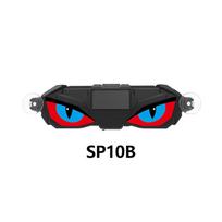 Wireless Solar LED Car Light Vibration Lights on Car Atmosphere Light  Car Decoration mėlyna