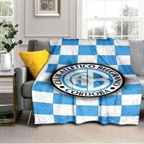 Atletico Belgrano Crest Blanket Outdoor Flannel Blanket for Camping, Hiking, Garden Parties, Picnic Essentials,gift for family and friends 75x90cm