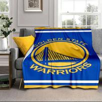 Golden State Warriors Logo Portable Blanket/Soft Blanket Bedding Blanket Suitable for Travel Camping Living Rooms Offices Sofas Fan Gifts 75x90cm