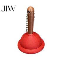 Plunger Fidget Keychain Mini Toilet Clicker Keychain, 3D Printed Finger Backpacks Charm Toy, Handbag Purse Charm, Gag Gift Hanging 1pc