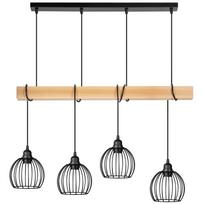 Lampa tornado ob4pb czarny buk