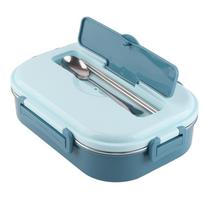 Includes Soup Bowl Portable Bento Box Food Storage Container  Office Use mėlyna