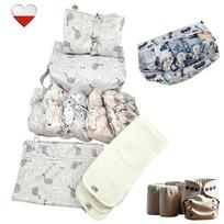 Zestaw pieluch wielorazowych gąski bambus pieluchy nappime