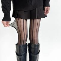 Striped Thigh High Stockings Pantyhose Women Lingerie Sexy Lace Stocking Pantyhoses Women Tights One Size