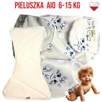 Pieluszka wielorazowa aio kieszonka bambus kotki  nappime