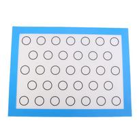 Heatproof Nonstick Baking Mat Food Grade Silicone Oven Liner  Pastry Rolling mėlyna