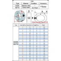 2/4/10pcs Galvanized Retaining Ring Shaft Collar With Screw Adjustment Shaft Clamp Locking Ring Sleeve Dia3-70mm In Stock GDTG5-10-6 10pcs