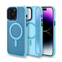 Etui do iphone 11 pro max magsafe magmat obudowa wzmacniana niebieski+szkło