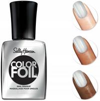 Sally Hansen spalvotas folijos nagų lakas steel a kiss 120